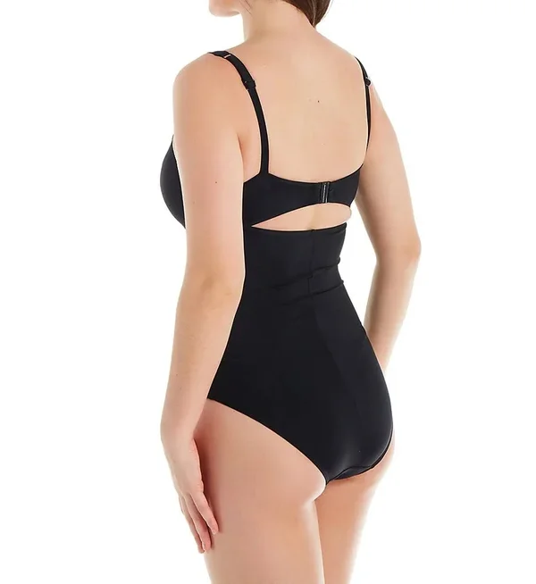 Panache Anya Riva Black Balconnet One-Piece Swimsuit