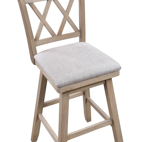 Brookline Swivel Barstool Brown - H2O Furnishings