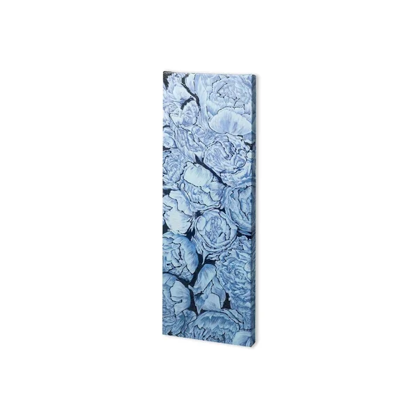 Mercana Blue Peonies I (15 x 44) Made to Order Canvas Art