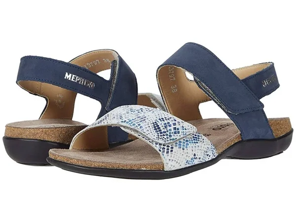 Mephisto Women's Agave, Size: 7, Jeans Blue/Boa Bucksoft Nubuck