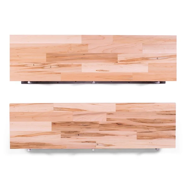 Dakoda Love Floating Shelves, Butcher Block, Solid Hardwood, Premium Craftsman Quality, Easy Hidden Bracket Wall Mount, Set