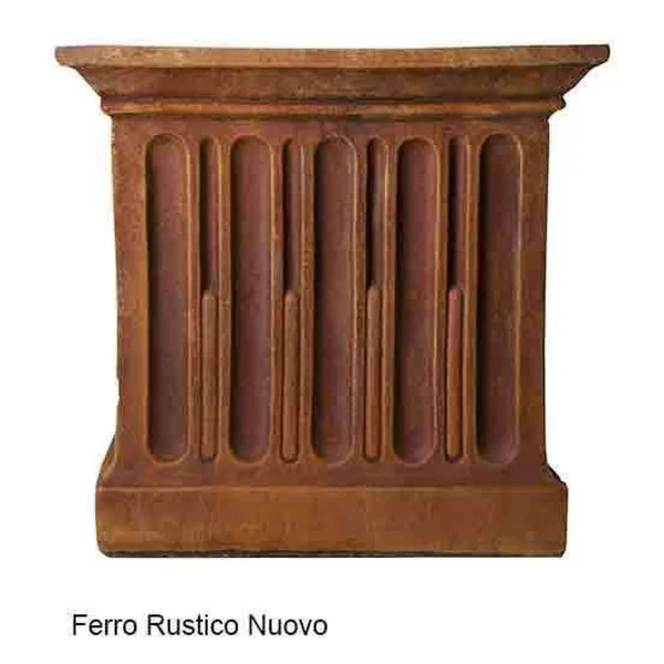 Campania International Classic 24x22 Brown Stone Rolled Rim Planter