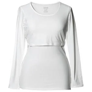 Classic Long Sleeve Top - White - M - White