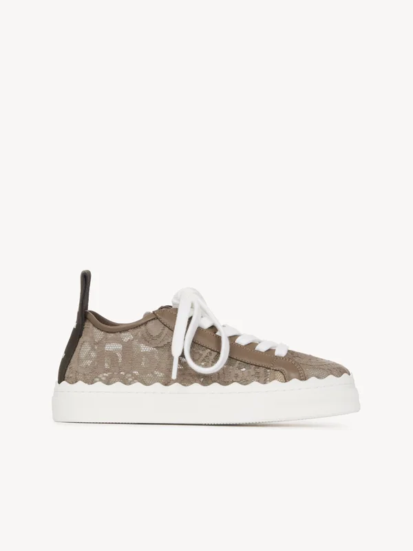 Chloé Lauren Trainers - Dark Greige - 35