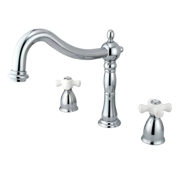 Kingston Brass KS1345PX Heritage Oil Rubbed Bronze Two-Handle Roman Tub Filler
