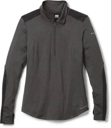 Columbia Women's Place to Place 1/2-Zip Shirt Black Xs
