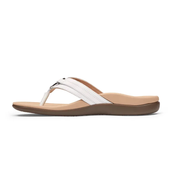 Vionic Womens Tide Aloe Sandal White 9 M