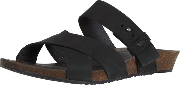 Teva Mahonia Slide (Black) Women's Shoes