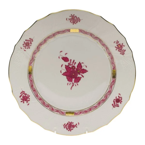 Herend Chinese Bouquet Dinner Plate Raspberry