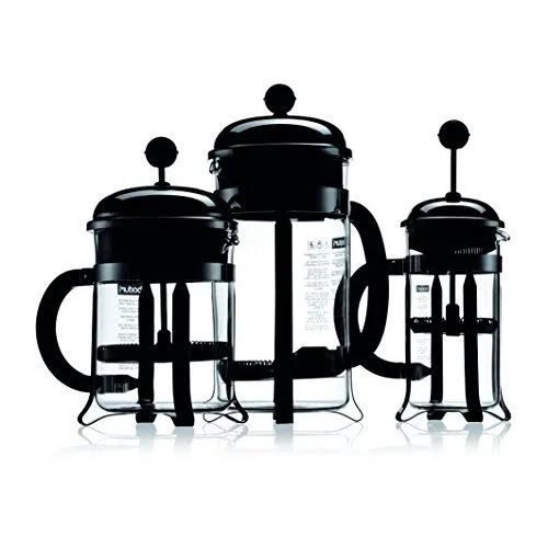 Bodum Chambord French Press Coffee Maker - 34 Ounce, 1 LITER, 8 Cup, Chrome, Stan