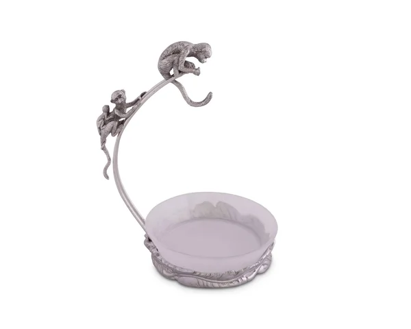 Arthur Court Monkey Banana Holder with Bowl