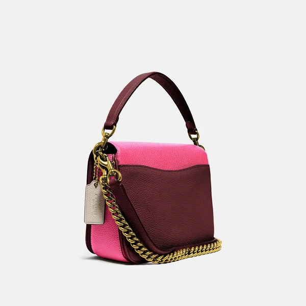 Coach Cassie Crossbody 19 in Colorblock, B4/Confetti Pink Multi