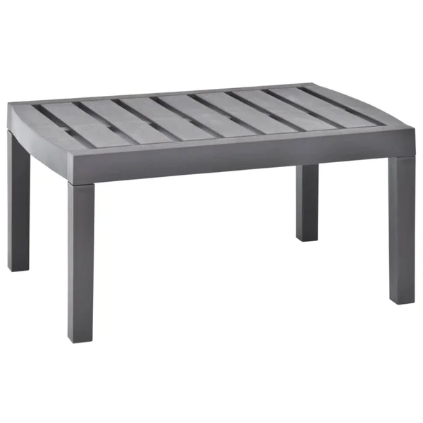 vidaXL Lounge Table Mocha 30.7x22x21.7x22x15x22 Plastic