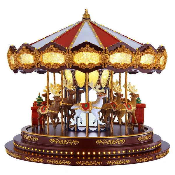 Mr. Christmas 17x22 Christmas Carousel