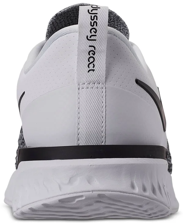Nike Odyssey React Flyknit 2 (White/Black) Men's Running Shoes