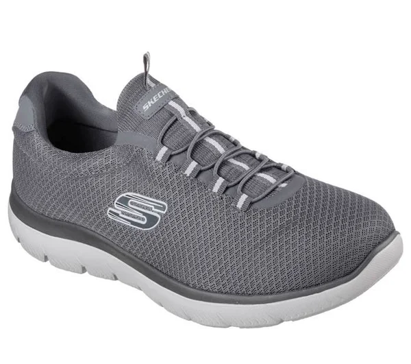 Skechers Men's Summits Sneakers, Charcoal, 8.5