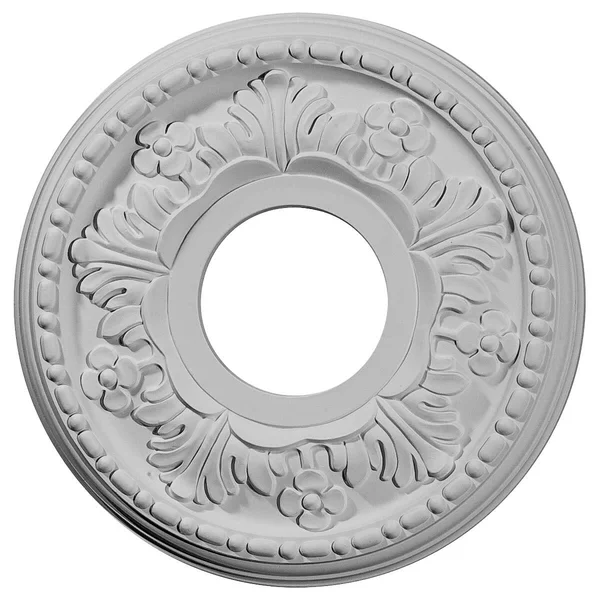 11 7/8x22OD x 3 5/8x22ID x 7/8x22P Helene Ceiling Medallion (Fits Canopies Up to 5 1/4x22), Hand-Painted Witch Hazel Crackle