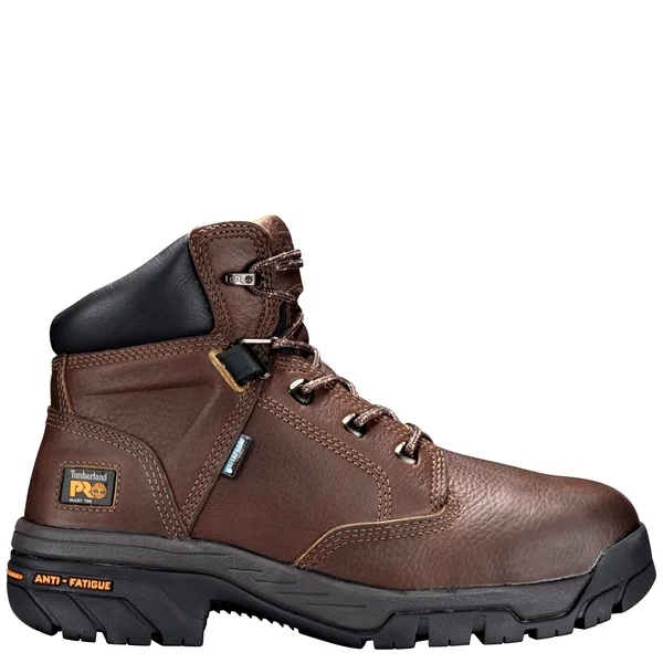 Timberland Pro Men's 6 in. Helix Alloy Toe Waterproof Work Boot - Brown