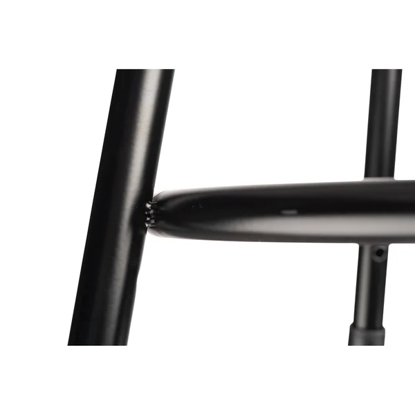 National Public Seating Black Adjustable Height Round Seat Stool