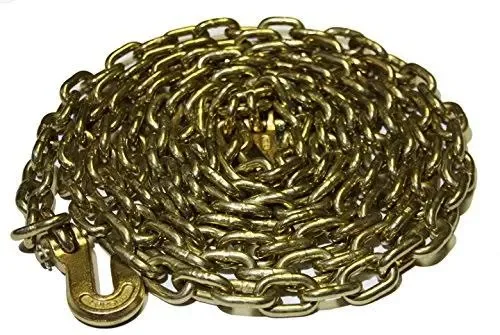 Mytee Products CH3816 3 8 x 16 G70 Chain with Grab Hooks WLL 6600 lbs