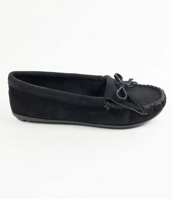 Women's Minnetonka Kilty Moccasin - Brown - Size 11