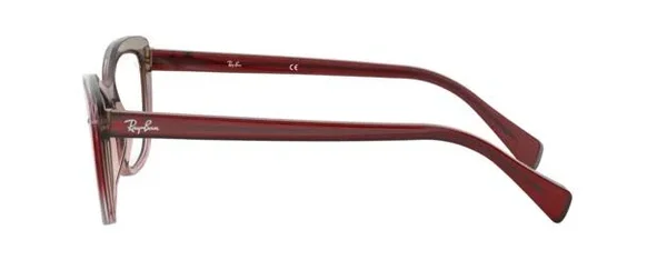 Ray Ban RX5366 Eyeglasses - 5835 Trigradient/Bordeaux/Grey/Pink