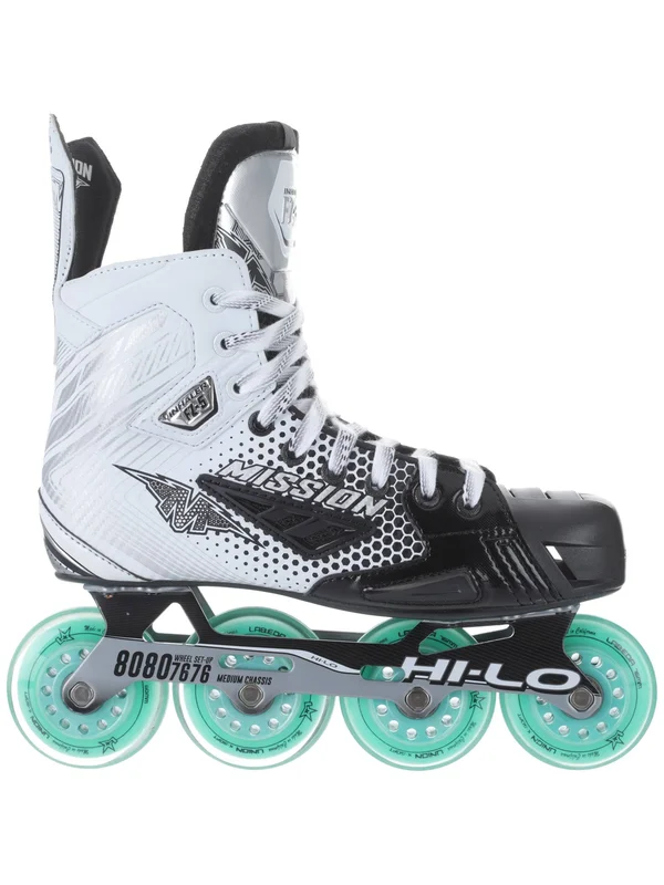 Mission Inhaler FZ-5 Senior Roller Hockey Skates, 7.0