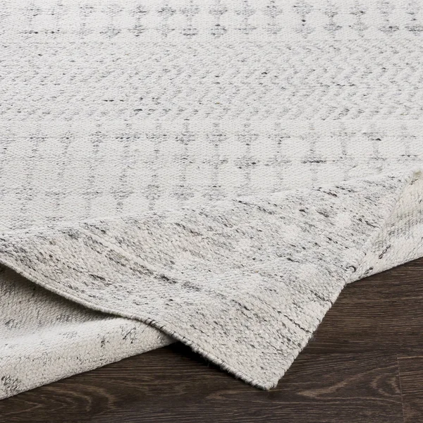 Boho FHM Handmade Tribal Chenille Khaki Area Rug