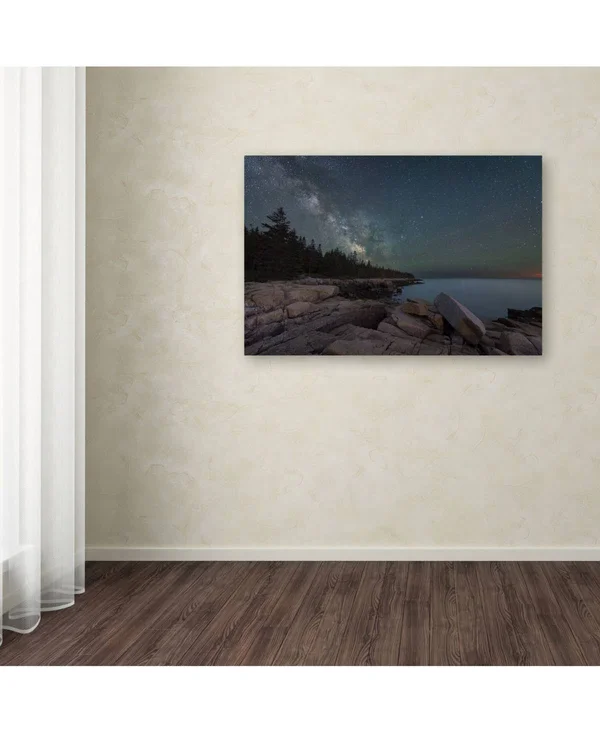 Trademark Fine Art &Around The Bend& by Michael Blanchette Graphic Art on Wrapped Canvas - Size: 30x22 H x 47x22 W x 2x22 D
