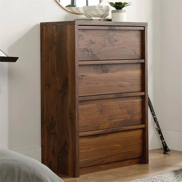 Pemberly Row 4 Drawer Chest in Grand Walnut