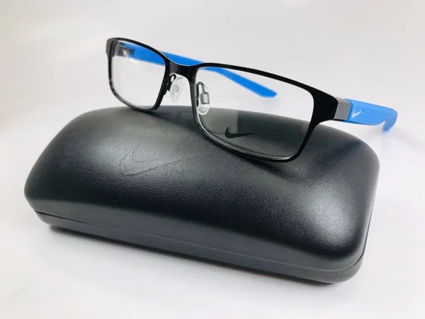 Nike 5576 Eyeglasses - 002 Matte Black/Matte Racer Blue