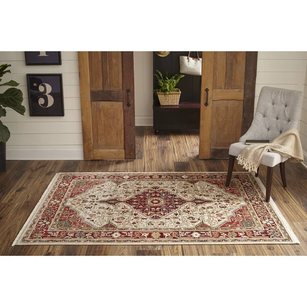 Momeni Lenox LE-02 Red Rug - 2 ft 3 in x 8 ft Runner
