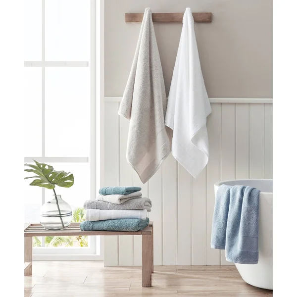 Tommy Bahama Island Retreat 6-Piece Beige Cotton Towel Set