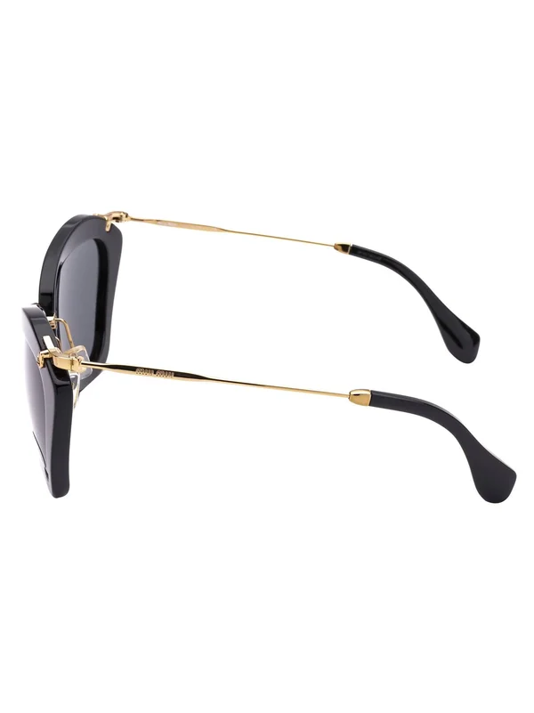 Miu Miu Sunglasses 10NS 1AB1A1 Black Grey