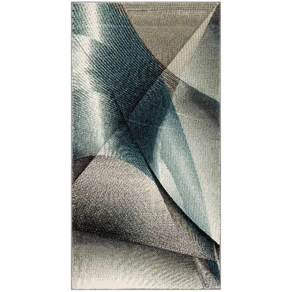 Safavieh Hollywood Celandine Abstract Area Rug, Grey/Light Blue, 5&3 inch x 7&6 inch