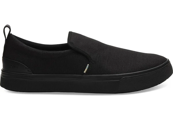 Toms Men's Heritage Canvas Trvl Lite Slip-On Shoes, Size: 10.5, Black