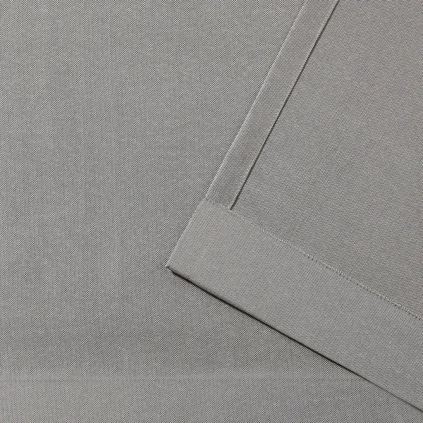 Exclusive Home Biscayne Indoor/Outdoor Two Tone Textured Grommet Top Curtain Panel Pair - Silver, 54X96