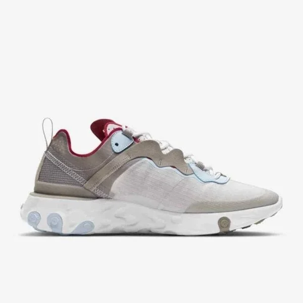 Nike React Element 55 Enigma Stone/vast Grey Cu1466-001 - Size 4 Men