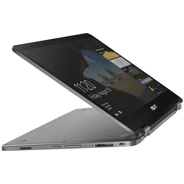 ASUS VivoBook Flip 14 TP401NA WH21T 14″ Convertible Notebook - Pentium N4200 1.1 GHz - 4 GB RAM - 64 GB SSD - Light Gray