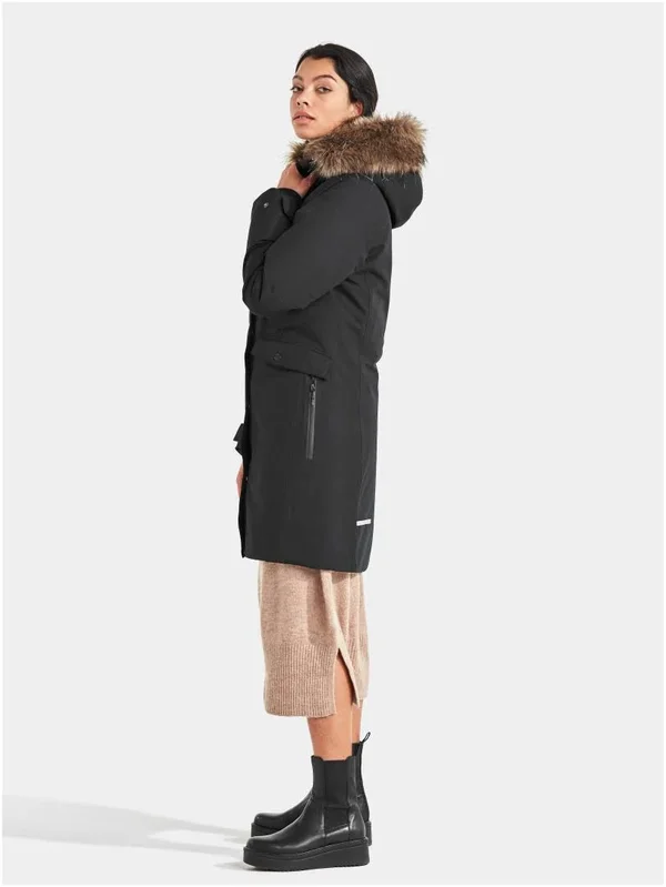 Didriksons Erika Womens Parka Black 36