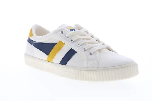 Gola Tennis Mark Cox Vegan Mens Beige Canvas Low Top Sneakers Shoes