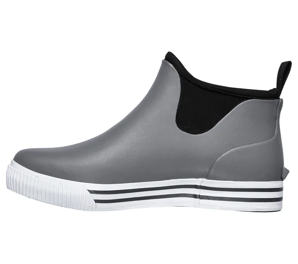 Skechers Men's Work Moltke WP Pull on Boot, Gray