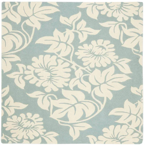 Safavieh Soho Blue/Ivory 6 ft. x 6 ft. Square Area Rug