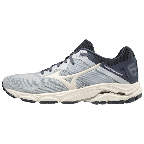 Women's Mizuno Wave Inspire 16 Running Shoe - Adult, Size: 12, Arctic Ice/Snow White