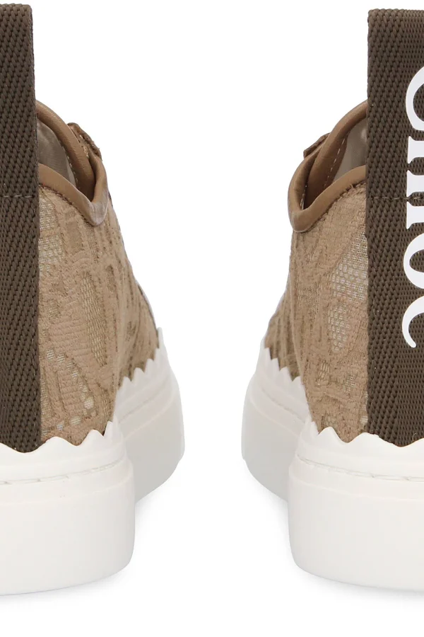 Chloé Lauren Trainers - Dark Greige - 35