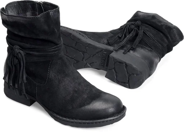 Born Cross (Black Distressed) Women's Boots