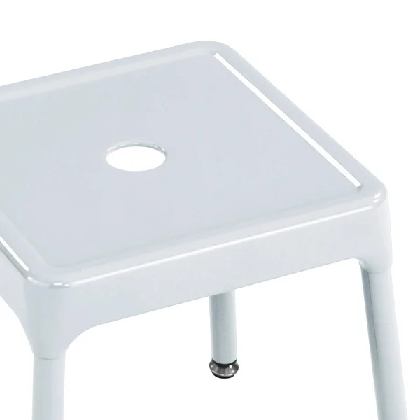 Safco Steel Guest Stool - White