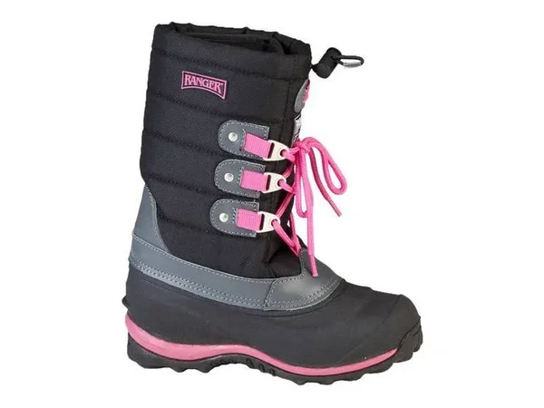 Ranger Girls& Tundra II Black & Pink Pac Boot
