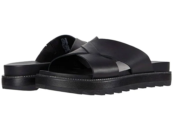 Sorel Women's Roaming Criss Cross Slide - 9 - Black