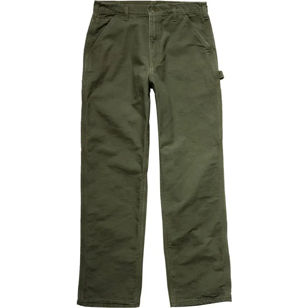 Carhartt Men's Flannel Lined Washed Duck Dungaree